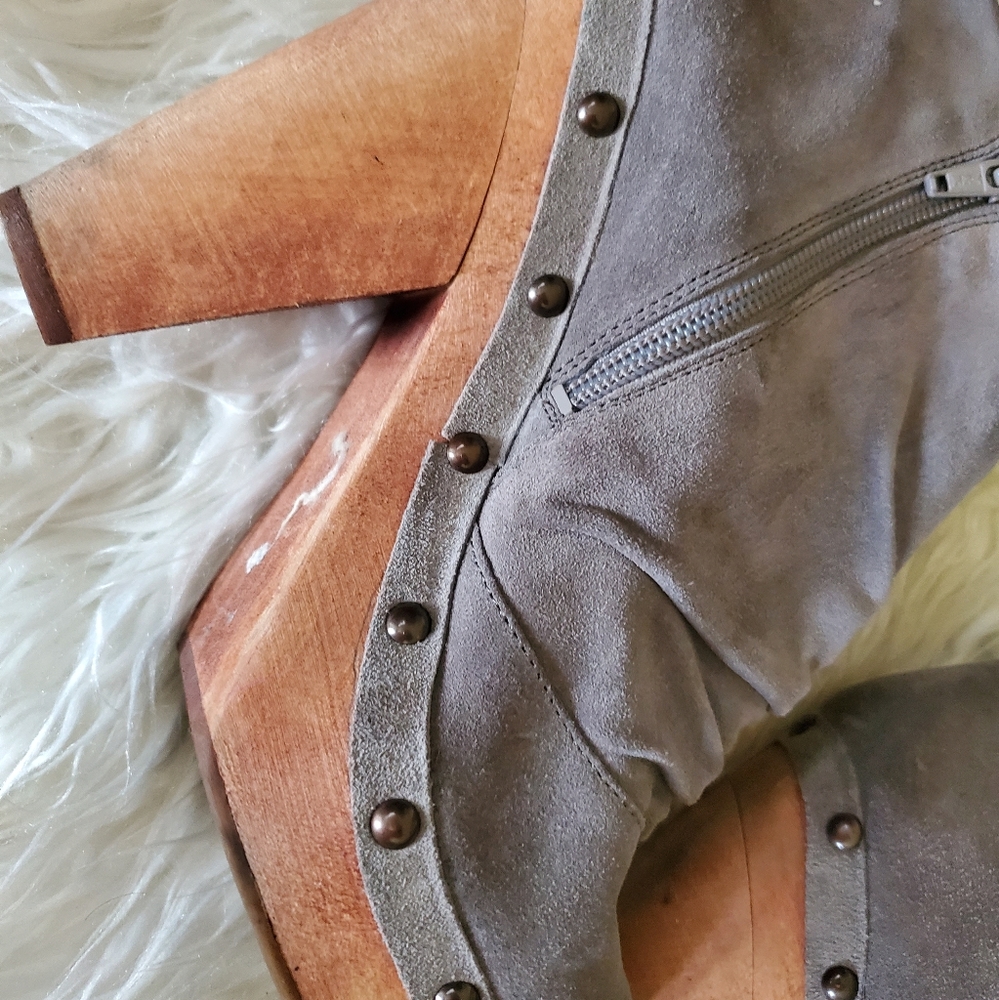 Women's platform booties